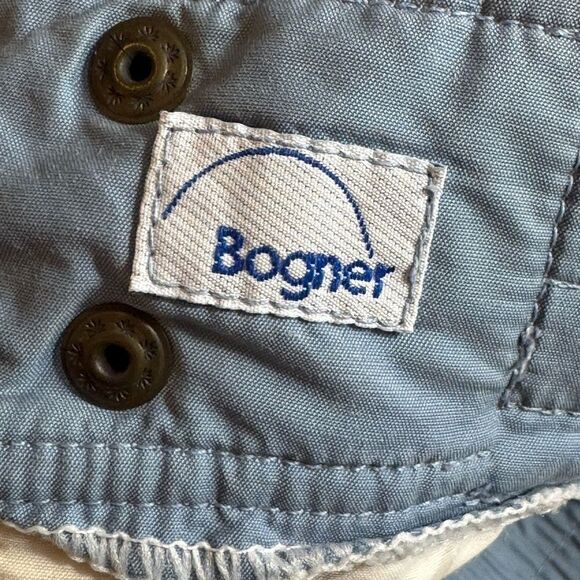 Vintage Bogner Ski Pants Womens Sz 8 Softshell Blue Cotton Blend lined Stretch - Picture 13 of 13
